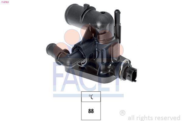 facet 7.8783 thermostat front view, facet 7.8783 thermostat side view, thermostat installation for suzuki swift as a reference FACET 7.8783 Thermostat - 88º for Suzuki Swift, Astra, Corsa | Cooling System Replacement FACET 7.8783 Thermostat - 88º for Suzuki & More thermostat, 88-degree-thermostat, faceth, cooling-system, engine-parts, vehicle-repairs, auto-parts, mechanics, car-maintenance, ai-generated