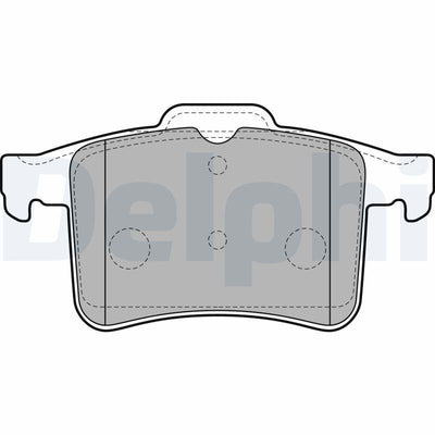 Delphi LP2179 Brake Pad Rear Jaguar Xf I (X250) Xfr-S 09-15 Xj (X351) 09 — Brake Pads