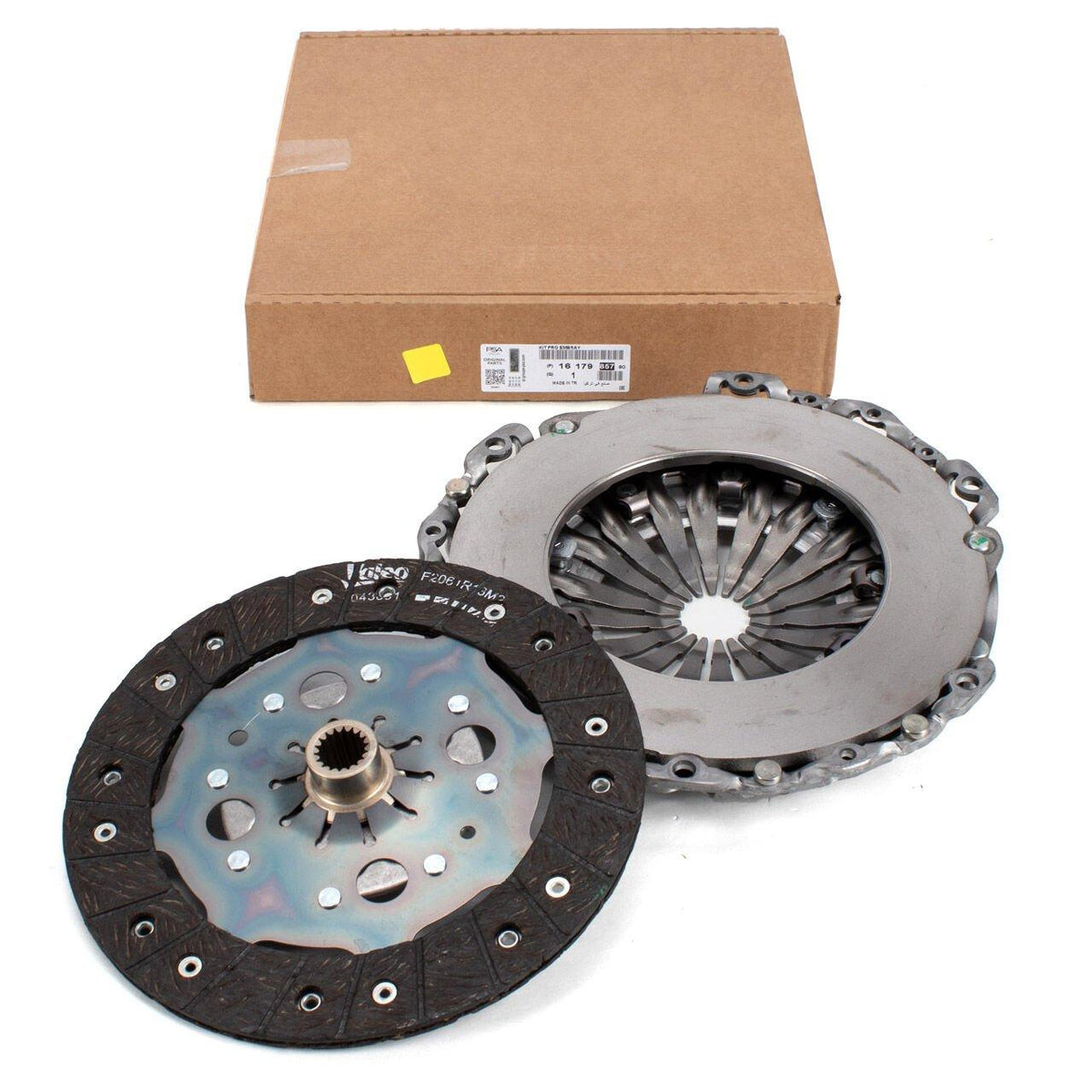 PSA 1617985780 Citroen C3 2016-2020 Model 1.5 BlueHDi Clutch Kit Pressure Plate Brake Pad Genuine