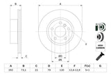 BOSCH 0986479214 Brake Discs for BMW 3 Series — Brake Rotors & Drums