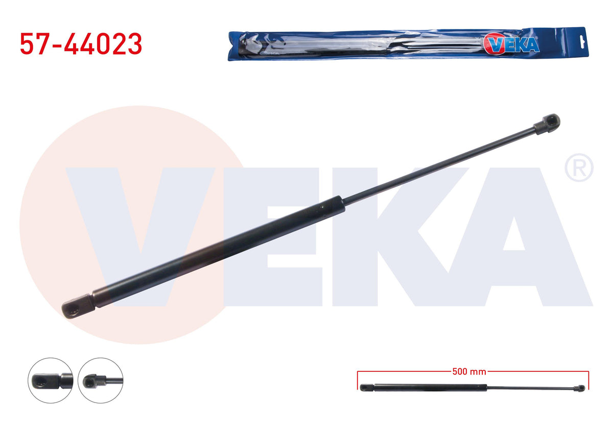 Veka 57-44023 Motor Hood Gas Strut 500mm / 310N Volkswagen Polo (9N_) 2001-2012 | Set of 2