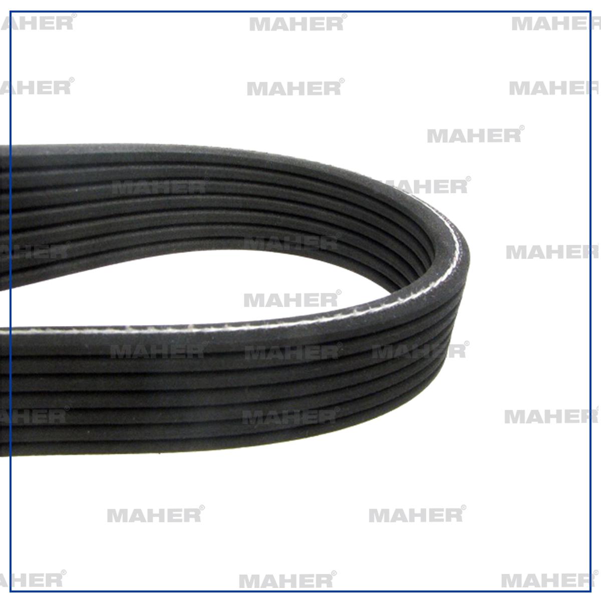 MAHER 7PK2711 V-Ribbed Belt Ford / Transit 2.4Tdci 2.0DI 00-14 — Belts
