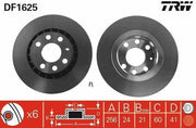 trw df1625 disk brake, ventilated brake disc for vectra and astra TRW DF1625 Disk Brake - Ventilated 256mm for Vectra and Astra | 1 Unit TRW DF1625 Disk Brake for Vectra Astra 1.6 16V brake-discs, trw, vehicle-maintenance, car-parts, disk-brake, ventilated-brake, braking-system, car-repair, automotive, ai-generated