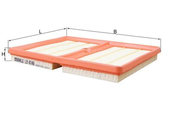 Mahle LX4246 Air Filter VW Caddy/Golf VII/Polo/A1/A3/Leon T-Roc Arona Ateca Karoq Octavia — Air & Cabin Filters