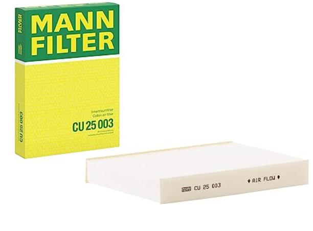 Mann Pollen Filter for Renault Megane 4 - Carbon-Free Cabin Air — Air & Cabin Filters