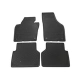 Volkswagen Original Rubber Floor Mats Set - Black Color for Tiguan 2008-2018 — Comfort & Protection Accessories