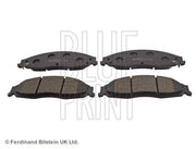 blueprint front brake pads for cadillac cts, technical specifications of blueprint cadillac brake pads, blueprint brake pads front side view Blueprint Front Brake Pads for Cadillac CTS - ECE R90 Approved - High Performance | 182 mm Length Blueprint Cadillac CTS Front Brake Pads blueprint, cadillac, brake-pads, car-parts, mechanics, automotive, high-performance, ece-r90-approved, car-owners, ai-generated
