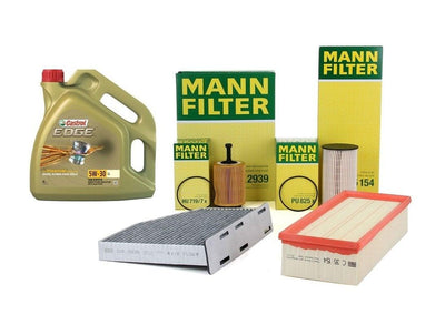 Castrol Volkswagen Passat 2.0 TDI Maintenance Kit - Essential Filters and 5L Oil for Passat — Maintenance & Service Kits