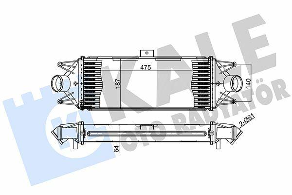 kale-347200-turbo-intercooler, automotive-performance-part-kale-intercooler KALE 347200 Turbo Intercooler - High Performance for Automotive Enthusiasts | 475mm x 190mm x 65mm KALE Turbo Intercooler 347200 - Automotive Performance Part turbo-intercooler, automotive-parts, kale-347200, vehicle-upgrades, car-performance, auto-accessories, car-tuning, ai-generated, cooling-system, performance-parts