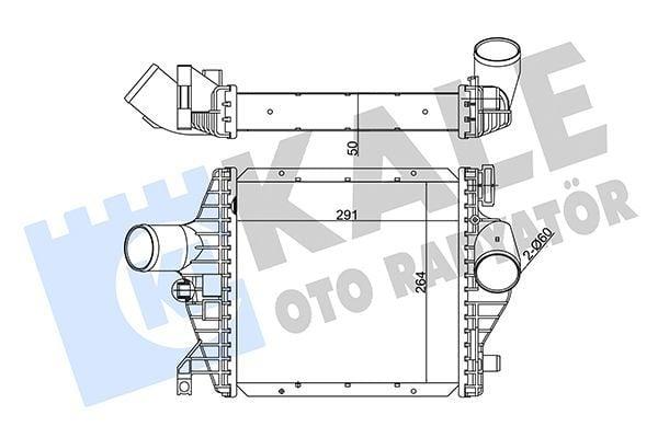 kale-turbo-radiator-intercooler-1996-vito, kale-intercooler-dimensions KALE Turbo Radiator Intercooler - High Performance for 1996 Vito | 291 mm Length, 264 mm Width KALE Turbo Radiator Intercooler for 1996 Vito kale, turbo-radiator, intercooler, 1996-vito, auto-parts, mechanics, car-owners, engine-cooling, air-cooled, ai-generated