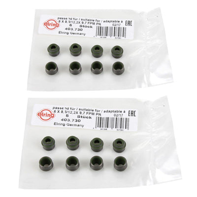 Elring Valve Seal Set for Opel Vectra C 1.6 Ecotec (Z16XE) - 16 Pieces — Valvetrain