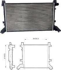 İthal 2E0121253B Volkswagen Crafter 2.5TDI Su Radiator — Radiators & Fans