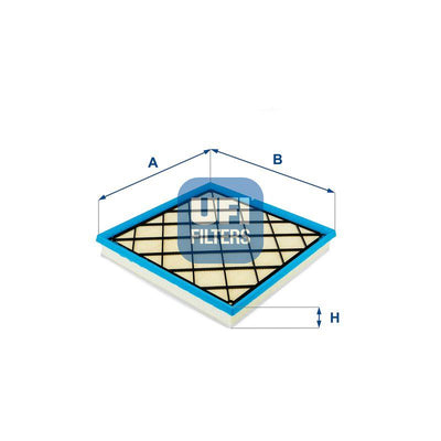 Ufi 30.404.00 Air Filter Astra J Zafira C Cruze A13dte A20dth B16dtl B16dth 09- — Air & Cabin Filters