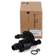 bmw f20 b37 thermostat front view, bmw f20 b37 thermostat installation, bmw f20 b37 thermostat original part BMW F20 LCİ Kasa B37 Thermostat - Original Compatible Part for BMW Vehicles | OEM Quality BMW F20 B37 Thermostat - Original Parts for Car Owners bmw, f20-thermostat, car-parts, automotive-repair, original-parts, b37-engine, car-owners, bmw-enthusiasts, oem-quality, ai-generated