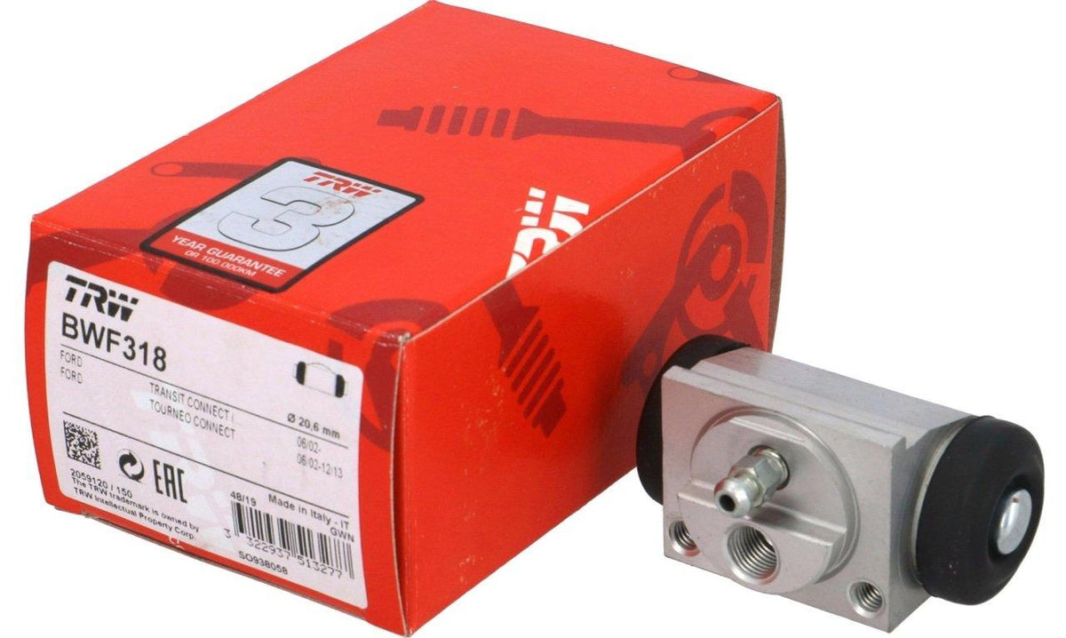 TRW BWF318 Ford Connect/Focus/Focus C-Max/Tourneo Connect Rear Brake Cylinder 20,6 mm 02-13 — Brake Hydraulics
