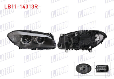 LABO LB11-14013R Headlight Right Xenon BMW 5 Series (F10) 2011-2013 — Headlights