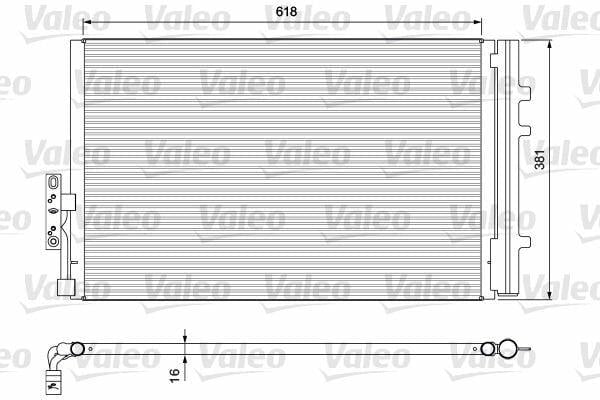 VALEO Condenser for BMW X3 F25 (2010 -) - Durable Aluminum Construction for BMW Owners & Car Enthu — Condensers & Evaporators