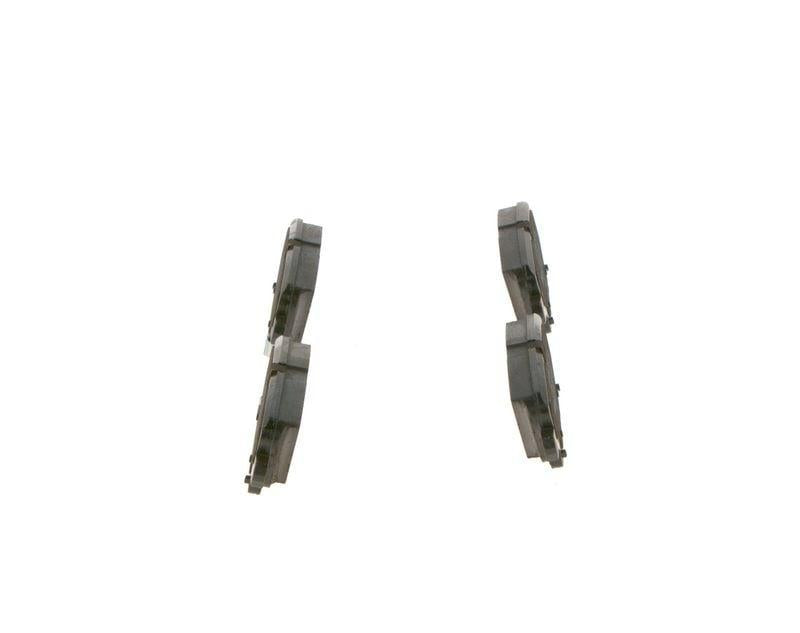 bosch brake pads front view, bosch brake pads side view, bosch brake pads technical specifications BOSCH Brake Pads (Set) for 17-Inch Insignia | Low-Metallic, ECE-R90 Certified BOSCH Brake Pads 17-Inch | Insignia Models bosch, brake-pads, car-accessories, automotive-parts, mechanics-tools, low-metallic, insignia-brake-pads, car-owners, braking-system, ai-generated
