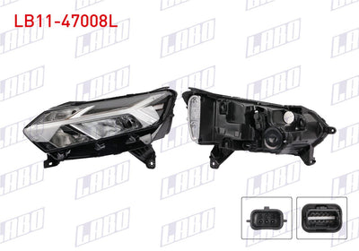 LABO LB11-47008L Headlight Left with Motor LED Chrome Dacia Sandero 2022 — Headlights