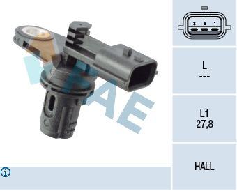 FAE 79360 Camshaft Speed Sensor Clio.II.III-Kangoo-Mgn.III-Lgn.III-Fluence-Thalia-Logan-Dstr 1.5 dCi-1.6 16V
