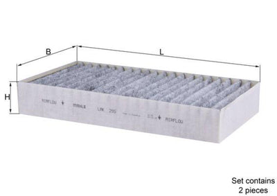 Mahle LAK295S Kılma Filter with Carbon Mercedes Ml Series W164 X164 W251 05-12