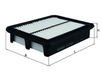 Mahle LX4142 Air Filter Mazda 2 1.5 (2015->) Mazda 3 1.5 (2014->) Mazda CX-3 1.5 (2015–2018)
