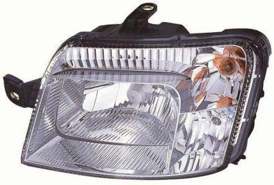 DEPO Right Headlight Motor for Fiat Panda 2003 - H4 Halogen, ECE Certified — Headlights
