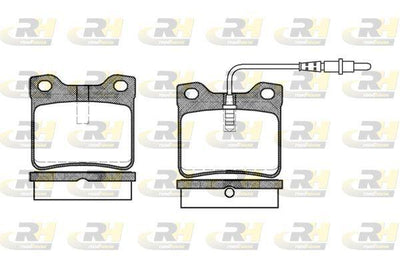 ROADHOUSE 2321.02 Brake Pad 406 Berlina Coupe Station Wagon 8B — Brake Pads