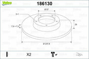 valeo-186130-brake-disc-front, valeo-brake-disc-238mm-diameter VALEO 186130 Brake Disc Front – 238mm Diameter for 106, Saxo | 5.19 kg VALEO 186130 Brake Disc Front – 238mm Diameter brake-disc, valeo, front-brake-disc, car-parts, mechanics-tools, car-repair, citroen-parts, car-owners, automotive, ai-generated