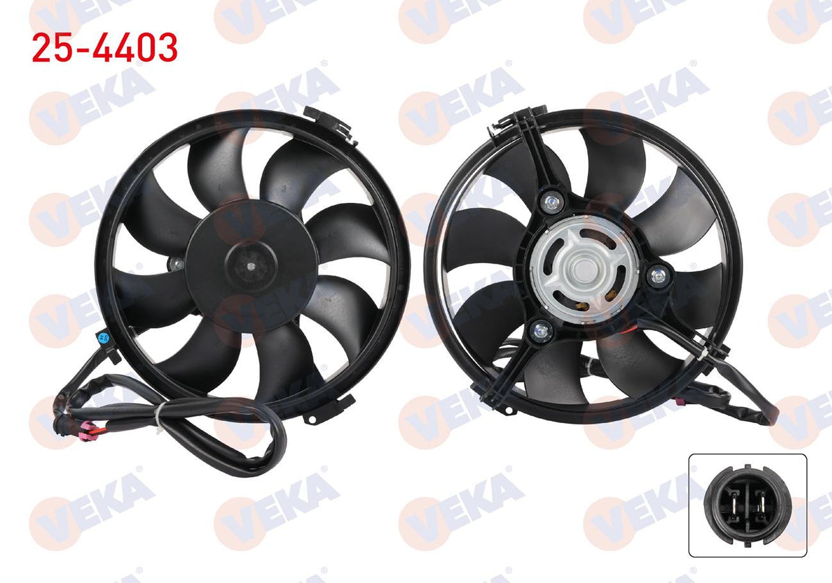 Veka 25-4403 Fan Motor A/C Condenser Volkswagen Passat (3B2) 1.6 1996-2000