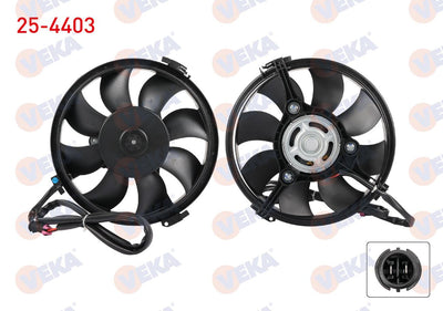 Veka 25-4403 Fan Motor A/C Condenser Volkswagen Passat (3B2) 1.6 1996-2000 — Condensers & Evaporators