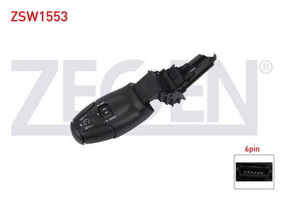 Zegen ZSW1553 Speed Sabitleme Arm Hafızasız 6 Pin Citroen Berlingo 96-08 / C2 03-09 / C4 09-/ C-Elysee 12-/ Peugeot 206 98-06 / 2008 13-/ 207 06-12 / 301 12-/ 308 07-13 / Partner 96-08
