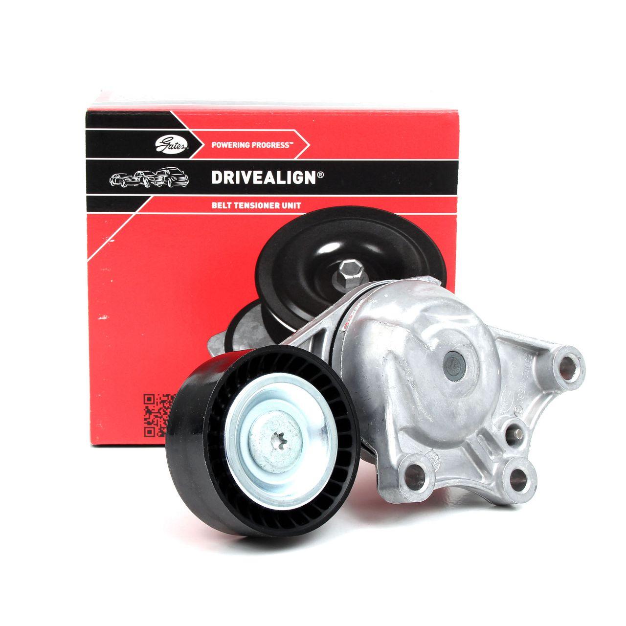 gates-v-belt-tensioner-front-view, gates-v-belt-tensioner-side-view GATES V Belt Tensioner T39187 - Compatible with Citroën Partner and Berlingo 1.6HDi | 65.5mm Outer Diameter GATES V Belt Tensioner 1.6HDi - Compatible with Various Models gates, v-belt-tensioner, automotive-parts, 1-6hdi, car-maintenance, mechanics-tools, engine-components, automotive-repair, car-owners, ai-generated