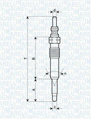 MAGNETI MARELLI Glow Plug 060900680606 — Coils & Plugs