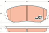 TRW GDB3443 Front Brake Pads - Reliable Performance for Grand Vitara
