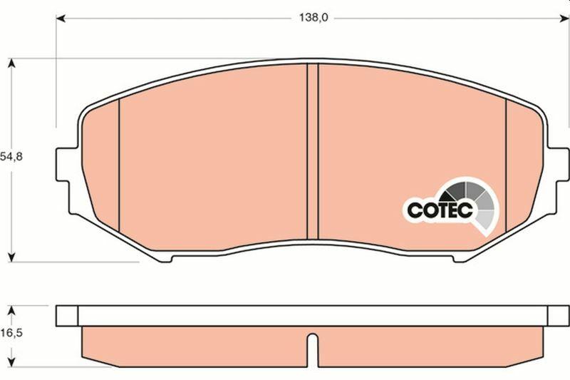 trw gdb3443 front brake pads for grand vitara, dimensions of trw gdb3443 brake pads TRW GDB3443 Front Brake Pads - Reliable Performance for Grand Vitara Owners | 138mm x 54mm x 16.5mm TRW GDB3443 Front Brake Pads for Grand Vitara trw, grand-vitara, brake-pads, automotive-parts, car-enthusiasts, vehicle-maintenance, high-performance-brakes, brake-replacement, car-parts, ai-generated