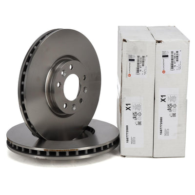 Eurorepar 1687772080 Combo E Grandland X Peugeot 3008 2017-2020 Front Brake Disc 304 mm Set — Brake Rotors & Drums