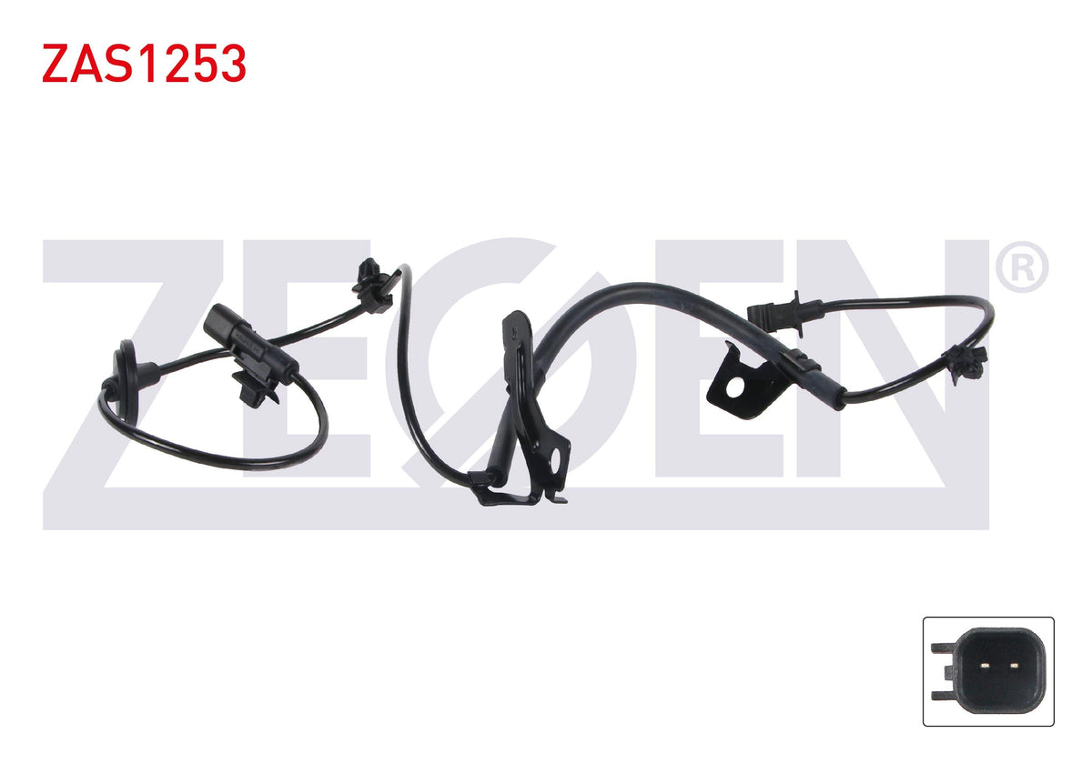 Zegen ZAS1253 ABS Sensor Rear Right Mitsubishi Asx 10-/ Lancer VIII 08-/ Outlander II III 06