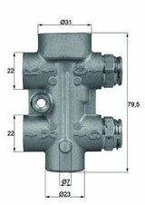 MAHLE TO880 Thermostat 80°C - Cooling System Component — Water Pump & Thermostat
