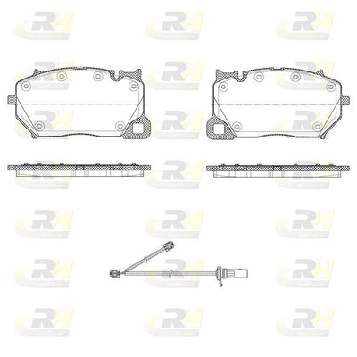 ROADHOUSE 21743.00 Brake Pad Front Audi A8 17 > Q7 Q8 15 > — Brake Pads
