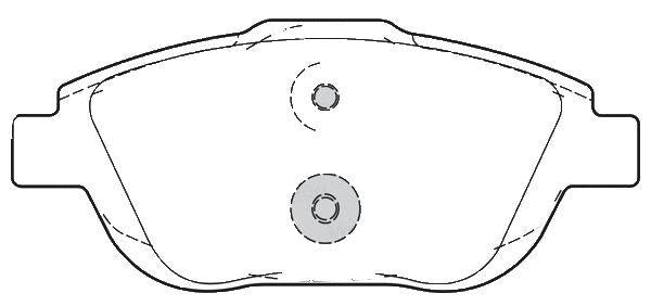 MGA 55747 Brake Pad Front Peugeot 2008 1.2 Thp /1.4 HDi /1.5 BlueHDi /1.6 BlueHDi 2019 > — Brake Pads