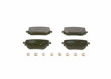 BOSCH Rear Brake Pad Set - Low-Metallic Material for CLA (W177) — Brake Pads