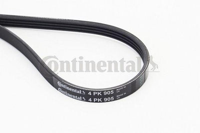 CONTINENTAL CTAM 4PK905 V-Ribbed Belt Clio Kangoo 1.2 Citroen Dacia Dodge Fiat Chrysler Mazda Nissan Plymouth — Belts