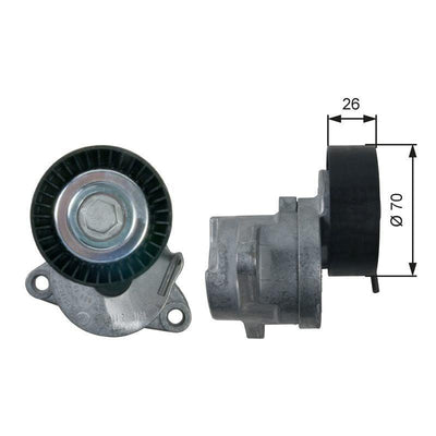 GATES V Belt Tensioner - Compatible with Astra & Insignia 2.0D — Pulleys & Tensioners