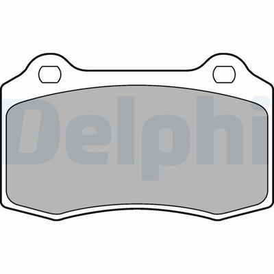 Delphi LP1700 Brake Pad Front (Peugeot 208-Citroen Ds3-2010 /) — Brake Pads