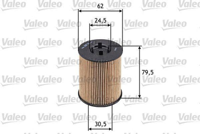 Valeo 586539 Oil Filter Opel Astra G/Vectra B-C/Omega B/Zafira A 1.8 16V — Oil Filters