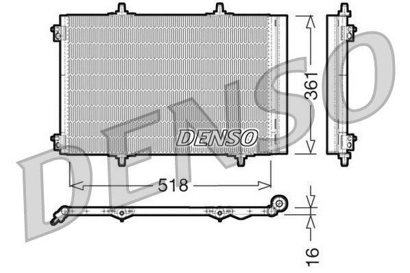 Denso DCN07013 A/C Condenser Crossland X