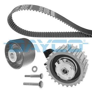 dayco timing belt tensioner kit for alfa romeo 147, dayco ktb457 packaging image DAYCO Timing Belt Tensioner Kit - Essential for Alfa Romeo 147 1.9 JTD Owners | 1.0 kg DAYCO Timing Belt Tensioner Kit Alfa Romeo 147 timing-belt, tensioner-kit, car-parts, dayco, alfa-romeo, mechanics, car-owners, car-maintenance, engine-parts, ai-generated