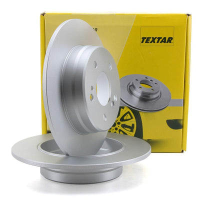 Textar 92032703 Rear Brake Disc Kit - Compatible with Mercedes W210 E200 and E230 — Brake Rotors & Drums