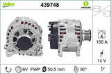 VALEO 439748 Alternator 14V 150A for Audi A4 (2013-2015) & A5 (2012-2017) — Starting & Charging